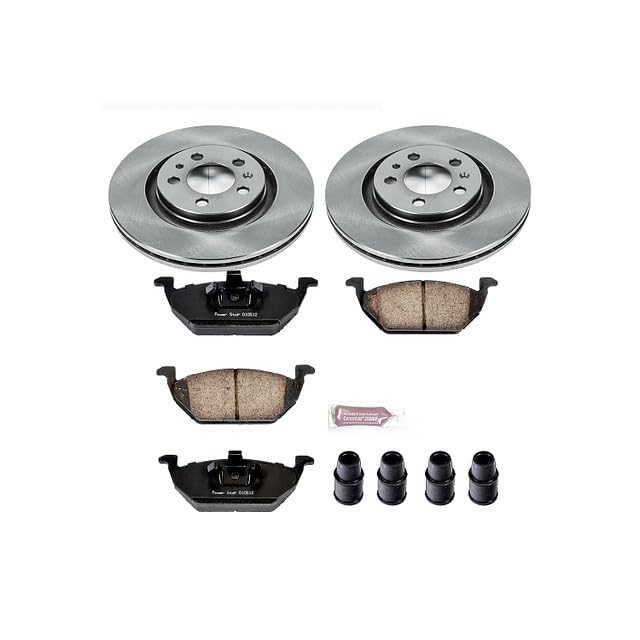 POWERSTOP Autospecialty KOE5401 Front Replacement Brake Kit-OE Brake Rotors & Ceramic Brake Pads
