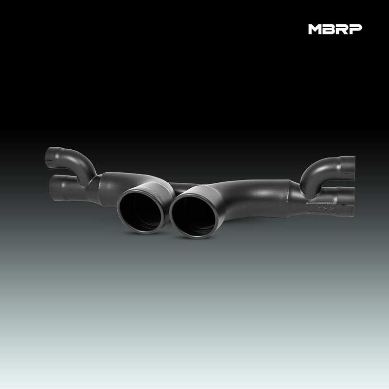 Center MBRP Muffler Bypass S7607BLK (Black Coated)