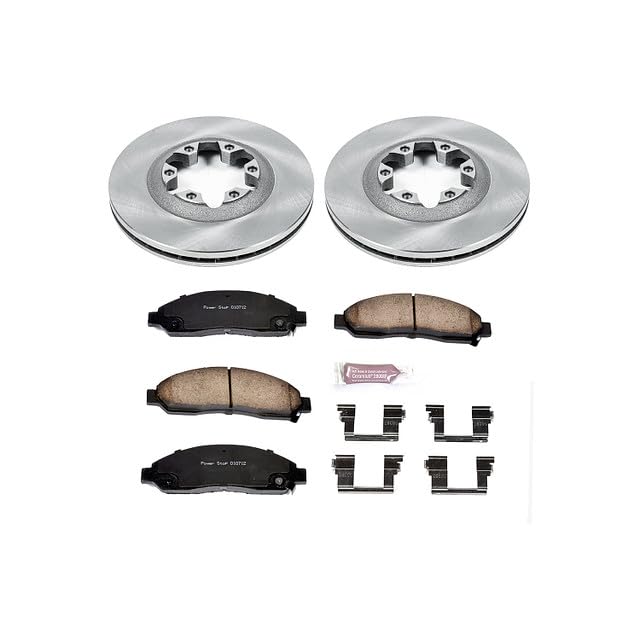 POWERSTOP Autospecialty KOE2066 Front Replacement Brake Kit-OE Brake Rotors & Ceramic Brake Pads For Chevrolet Colorado, GMC Canyon, Isuzu i-, Isuzu i-290, Isuzu i-, Isuzu i-370 [Model Specific]