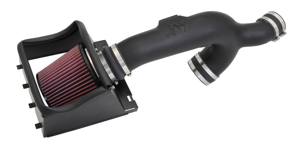 Cold Air Intake System K&N: High-Flow Air Filter, Increase Performance & Towing: Compatible with 2011-2014 FORD: F150, 57-2583