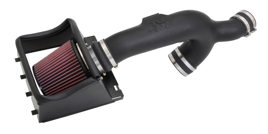 Cold Air Intake System K&N: High-Flow Air Filter, Increase Performance & Towing: Compatible with 2011-2014 FORD: F150, 57-2583