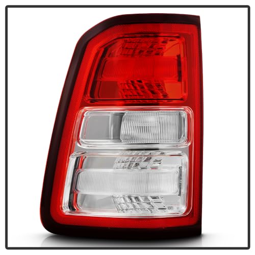 Dodge Ram 1500 Big Horn/Tradesman Halogen Chrome Bezel Red Len Tail Light - OE Left Spyder (POE) (CH2800221)