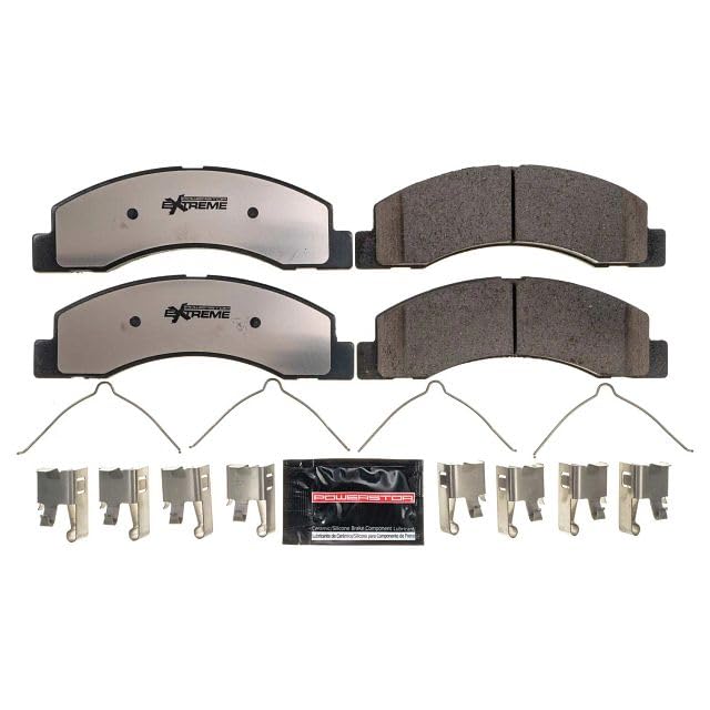 Power Stop Z36-756 Z36 Truck and Tow Carbon Fiber Ceramic Brake Pads For 2000-2005 Ford Excursion | 1999-2004 Ford F250 Super Duty | 1999-2004 Ford F350 Super Duty