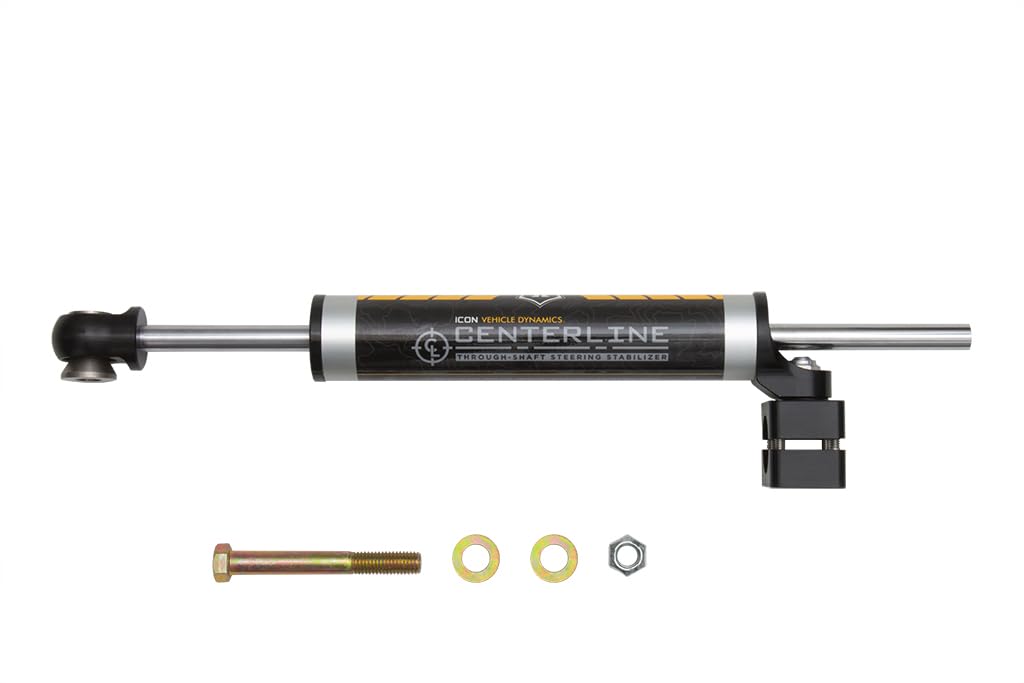 Centerline Steering Stabilizer ICON, Compatible with 2007-18 JK Wrangler, 22039