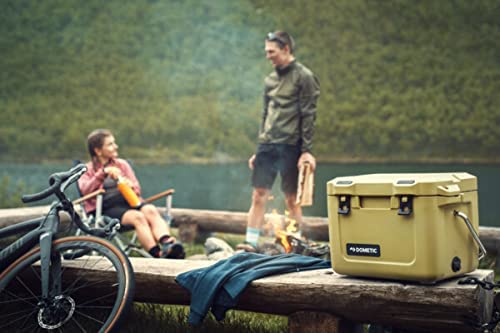 Dometic 20L Insulated Hard Cooler Patrol, Olive, Ice Chest and Passive Cool Box, Fits 15 Cans