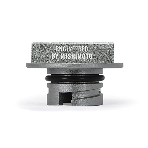 Mishimoto Hoonigan MMOFC-MUS4-15HSL Oil Filler Cap Fits Ford Mustang EcoBoost/Focus ST 2013+ Silver