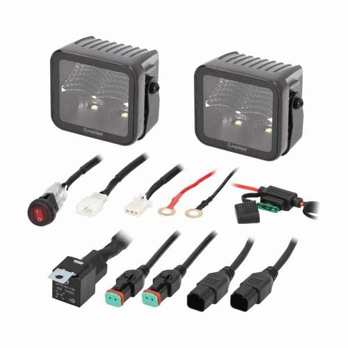 Blackout HEISE - 3" - 4 LED Flood Cube - 2 Pack (HE-BCF32PK)