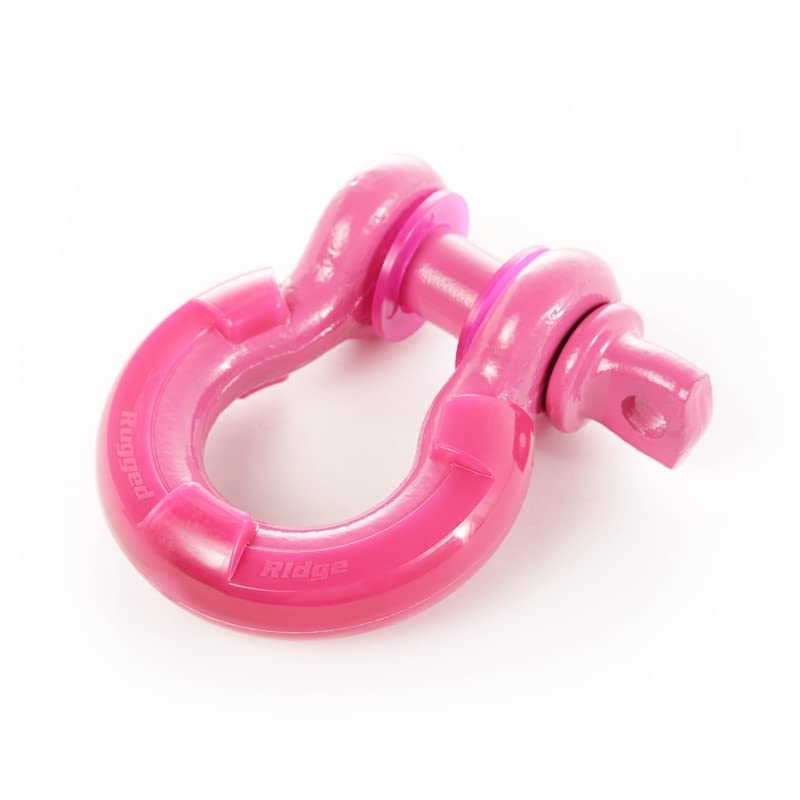 D-Ring Shackle Isolator Kit, Pink Pair, 3/4 inch | Rugged Ridge 11235.34