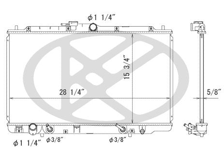 Auto Comfort radiator compatible with: 1999-2001 Acura TL 3.2L V6 With Automatic Trans / 1998-2002 Honda Accord 3.0 V6