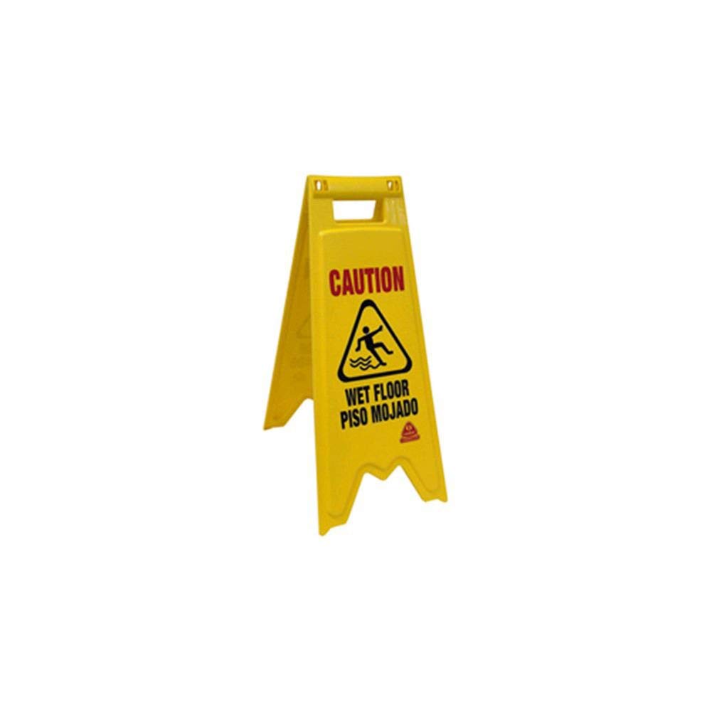 Bilingual O'Cedar Commercial 96991 Floor Safety Sign (Pack of 6)