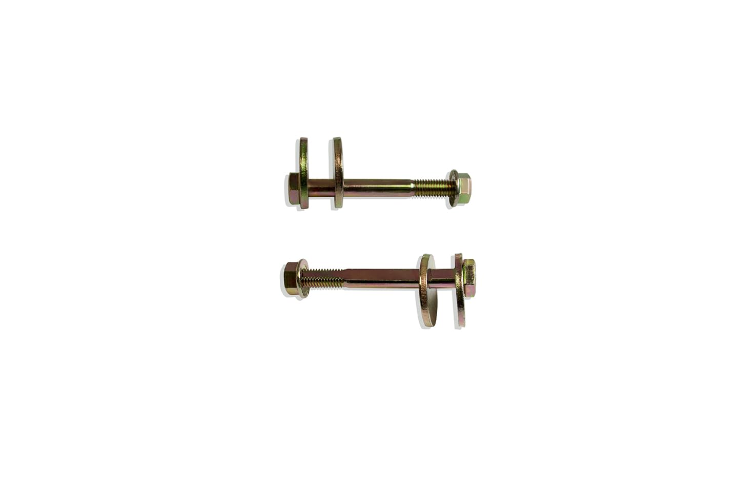 Part #999600 MaxTrac SUSPENSION'S is A Pair of Rear AXLE Pitch CAMS Made from Steel & ZINC Plated Gold