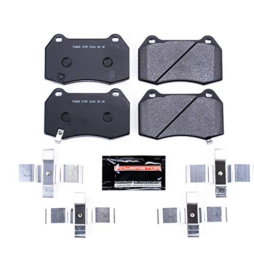 Power Stop Front Track Day PSA-960 Carbon-Fiber Metallic Brake Pads For INFINITI G35 2003-2004, Nissan 350Z 2003-2009, Nissan Sentra 2004-2006 [Model Specific]