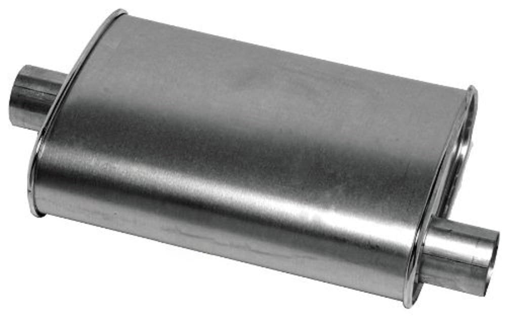 Thrush Muffler Inlet Deep Performance Tone 2 Pipe Connection Offset Outlet 2 Center