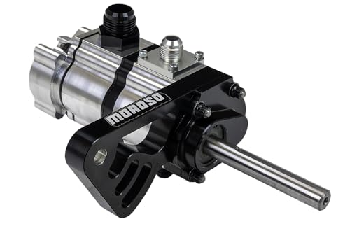 Moroso 22377 External Scavenge Style 2 Stage Oil Pump, Driver's Side Door Car Mount, 1.500" Pressure Section w/Fuel Pump Drive