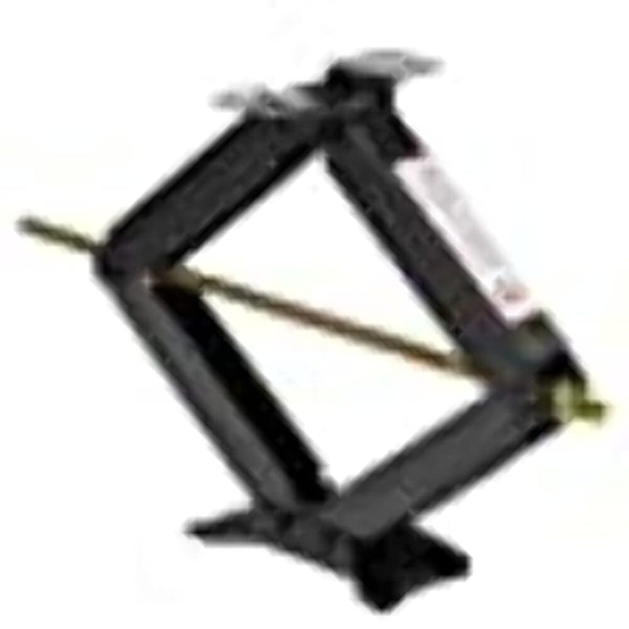 Leveling Jack Husky Towing 72139 Replacement Scissor Mechanical, 7500 lb Capacity 24 Inch Lift Black Powder Coated Steel Without Handle Single