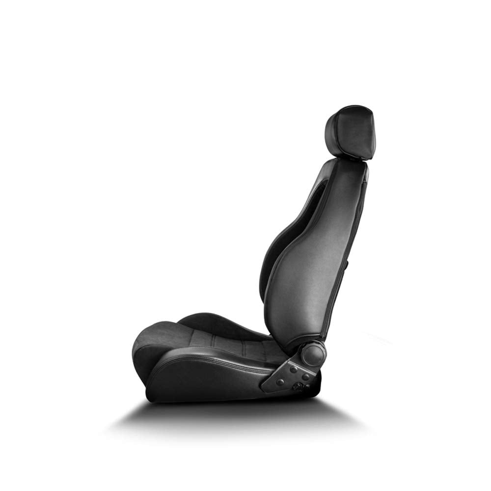 Black Skai/Microfibre Sparco Sport Seat GT - Reclinable