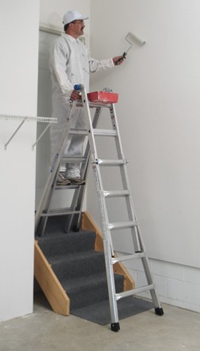 17-Foot Werner MT-17 telescoping-ladders, Aluminum