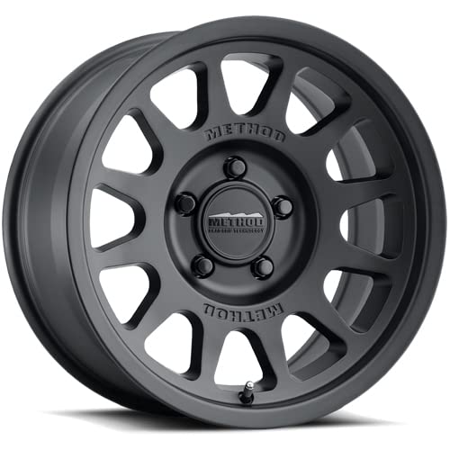 703 Method Race Wheels Black Wheel with Matte (17 x 9. inches /5 x 5 mm, -12 mm Offset)