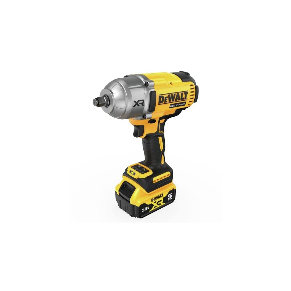 20V MAX XR DEWALT 1/2 in. High Torque Impact Wrench with Hog Ring Anvil Kit (DCF900P2)