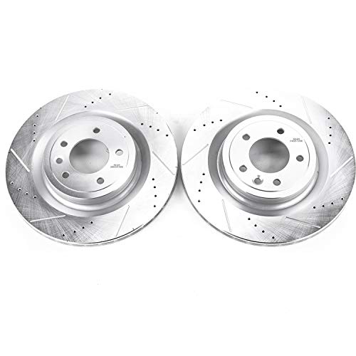 Rear Power Stop EBR1496XPR Drilled and Slotted Brake Rotor Pair