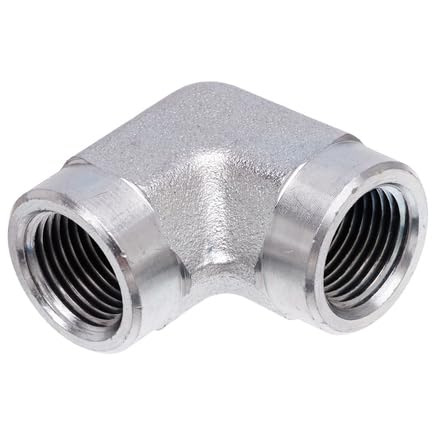 G60156-0804 nobrandname Female Pipe NPTF to Female Pipe NPTF - 90 (SAE to SAE)