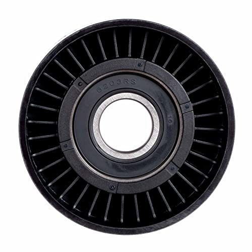 Belts Goodyear 57562 Idler/Tensioner Pulley Drive - Black - Cadillac Escalade (2002-2014), Ford Explorer (1996-2001), GMC C2500 Suburban (1995), Hummer H2 (2008-2009), Jaguar F-Type (2016-2024)