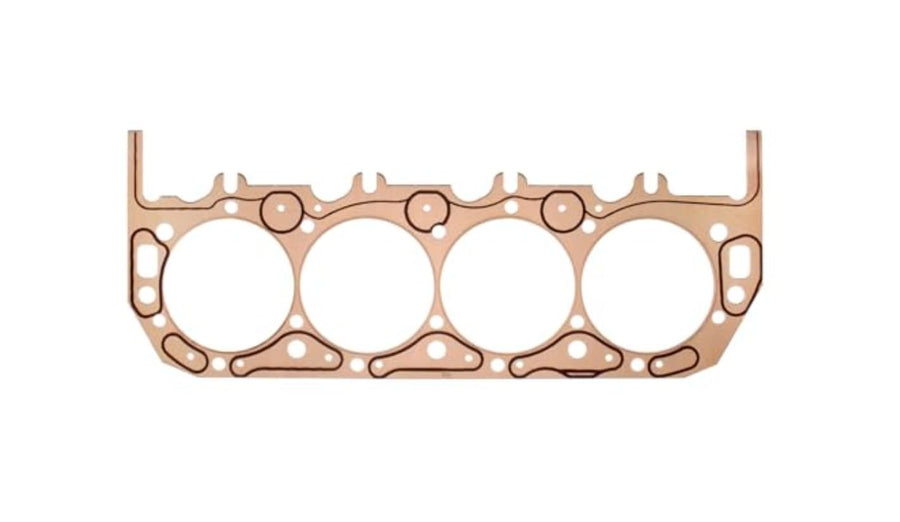 Cylinder Head Gasket, SCE Gaskets, ICS Titan, 4.520 in Bore, 0.050 in Compression Thickness, Copper, Big Block Chevy, Each