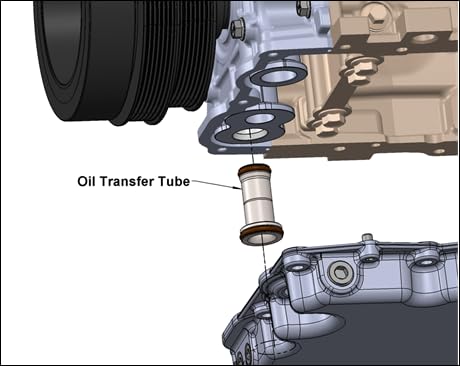 Oil Pump Holley 302-86 to Pan Transfer Tube