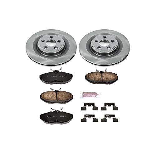 Power Stop KOE5206 Rear Replacement Brake Kit-OE Brake Rotors & Ceramic Brake Pads Autospecialty