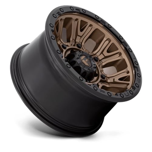 D826 TRACTION FUEL OFF-ROAD 17X9, 5X5.0, 5.04, 1mm MATTE BRONZE WITH BLACK RING - D82617907550