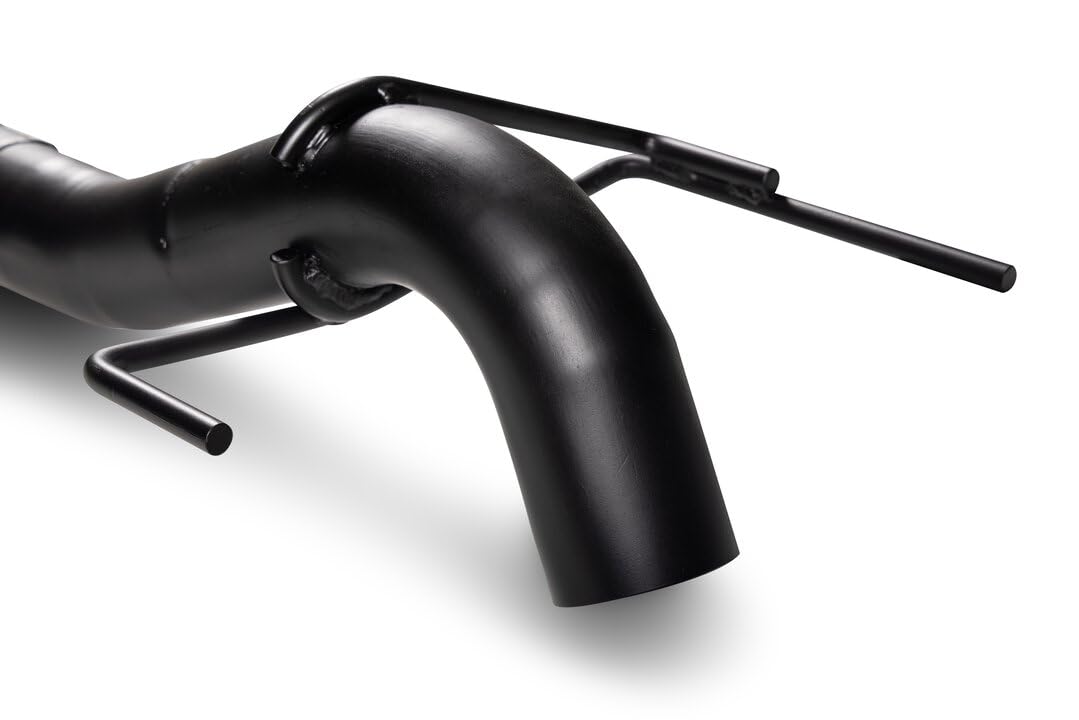Outlaw Extreme Flowmaster 818177 Cat-Back Exhaust Kit 3 Inch 409 Stainless Steel Black Single Dump Style Turndown High Clearance Compatible with 2024 Toyota Tacoma 2.4L