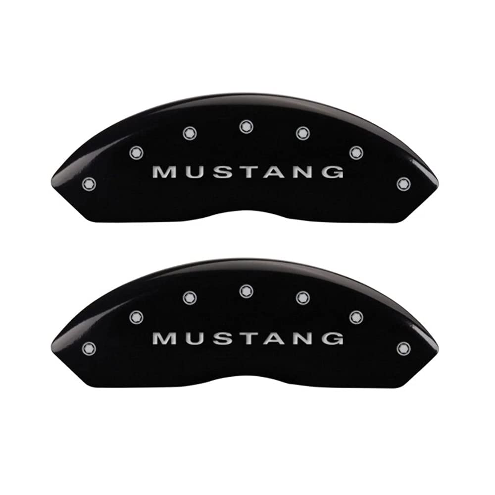 Brake Caliper Covers MGP - 2005-2009 Ford Mustang - Front and Rear Set - Black