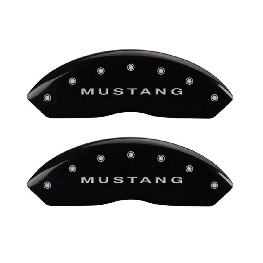 Brake Caliper Covers MGP - 2005-2009 Ford Mustang - Front and Rear Set - Black