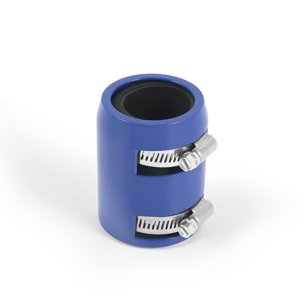Mishimoto Universal Flexible Stainless Steel Radiator Hose Kit, 48”, Blue MMAH-U48BL