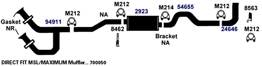 Hanger AP Exhaust 8462