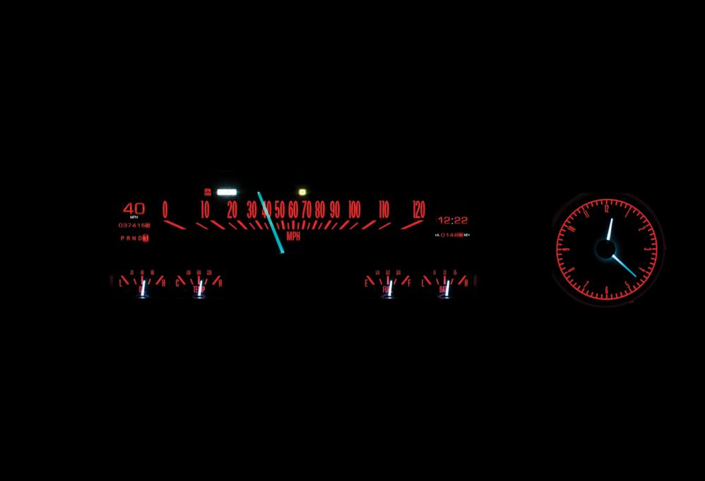 Dakota Digital Retrotech Gauge Instrument System RTX-65C-CAD-X Compatible with Cadillac 1965-66