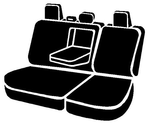 Fia TRS40 Solid Gray Seat Cover (Rear Split Seat 40/60/Saddle Blanket) TRS42-44 GRAY Solid Wrangler