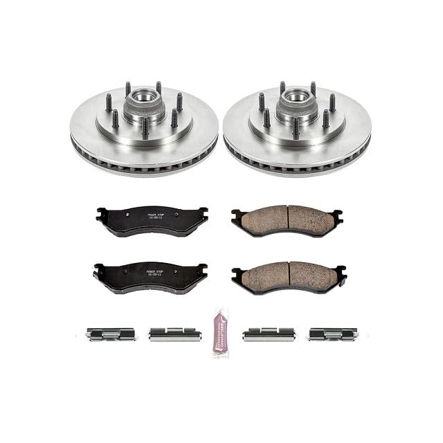 POWERSTOP Autospecialty KOE5138 Front Replacement Brake Kit-OE Brake Rotors & Ceramic Brake Pads