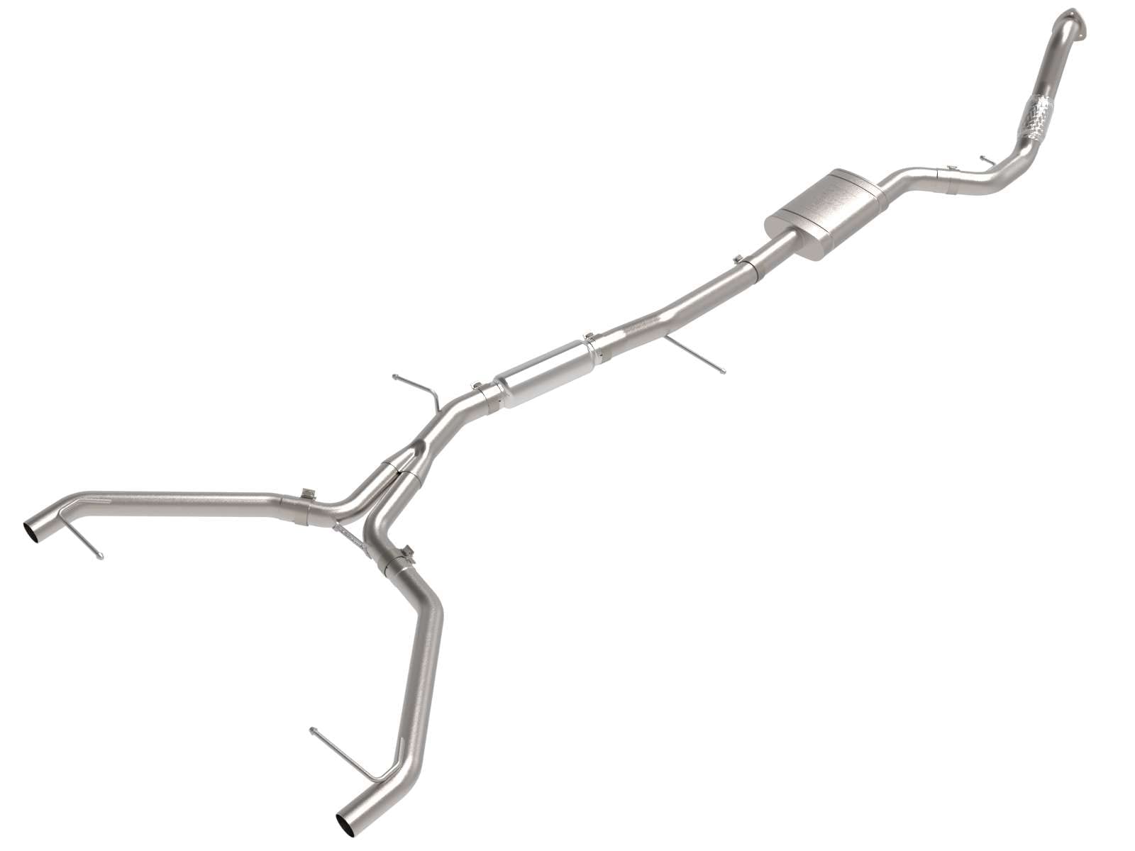 aFe Power 3 IN to 2-1/2 IN MACH Force-Xp Stainless Steel Cat-Back Exhaust System Fit Audi A4 20-21 L4-2.0L (t) 49-36446