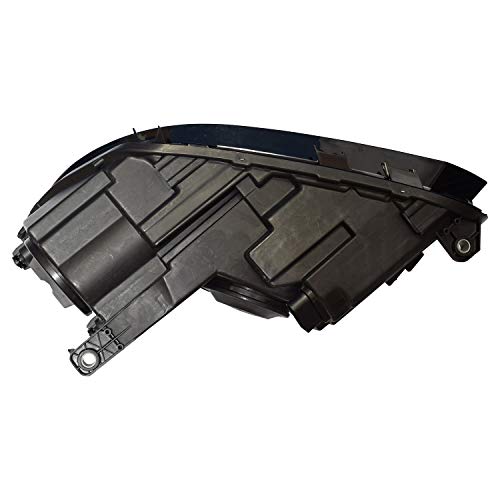 Right TYC Headlight Assembly Compatible with 2012-2018 Volkswagen Tiguan