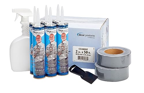 Seal-Tite Dicor CS200KIT Corner Seal Kit - 2" x 50' - Easy Solution for Sealing RV Corner Joints