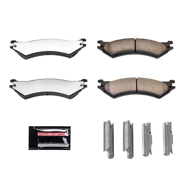 Power Stop Z36-802 Z36 Truck and Tow Rear Brake Pads For Ford E-250, Ford E-250 Econoline, Ford E-350 Club Wagon, Ford E-350 Econoline Club Wagon, Ford E-350 Super Duty [Model Specific]