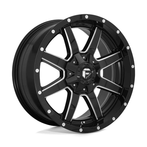 1PC Fuel D610 20X12 5X5.5/150 GL-BLK-MIL -44MM - D61020207047