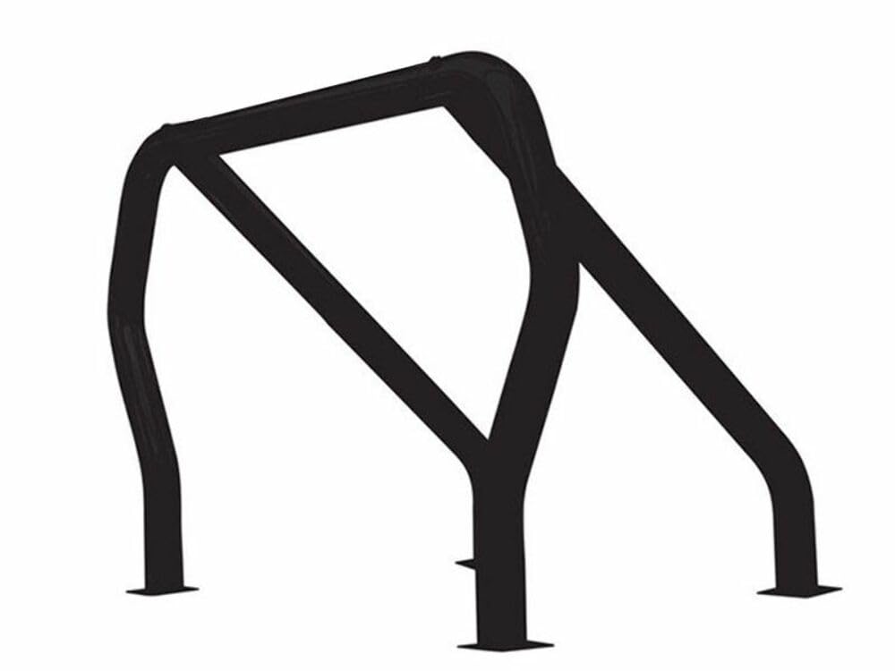 Go Rhino Complete Kit Bed Bar - Single Bar/Single Kicker | Mild Steel, Black | 9009560SSB | Fits 1988-1998 Chevrolet/GMC C/K Series w/Short or Long Bed and Other Vehicles (See Description)