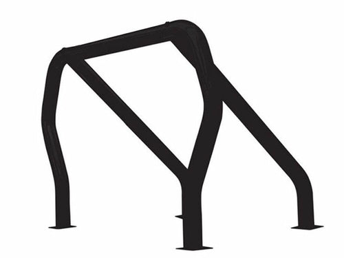 Go Rhino Complete Kit Bed Bar - Single Bar/Single Kicker | Mild Steel, Black | 9009560SSB | Fits 1988-1998 Chevrolet/GMC C/K Series w/Short or Long Bed and Other Vehicles (See Description)