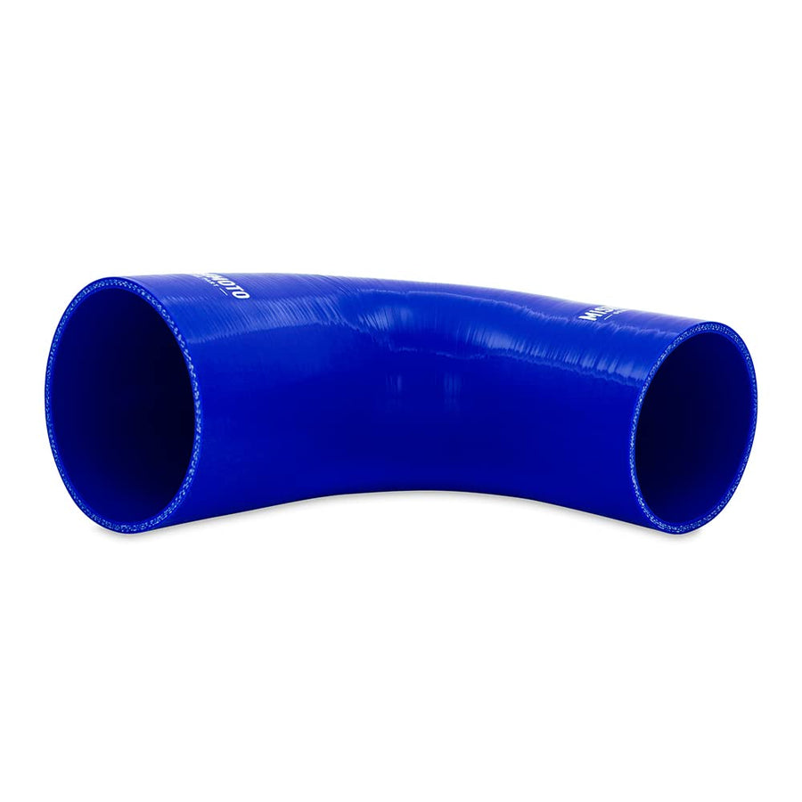 Mishimoto 90-Degree MMCP-R90-3040BL Silicone Transition Coupler, 3.00" to 4.00", Blue