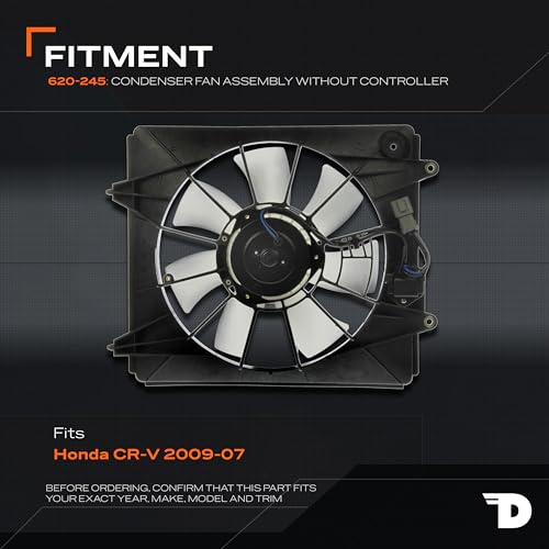 Dorman A/C Condenser Fan Assembly 620-245 Compatible with Select Honda Models