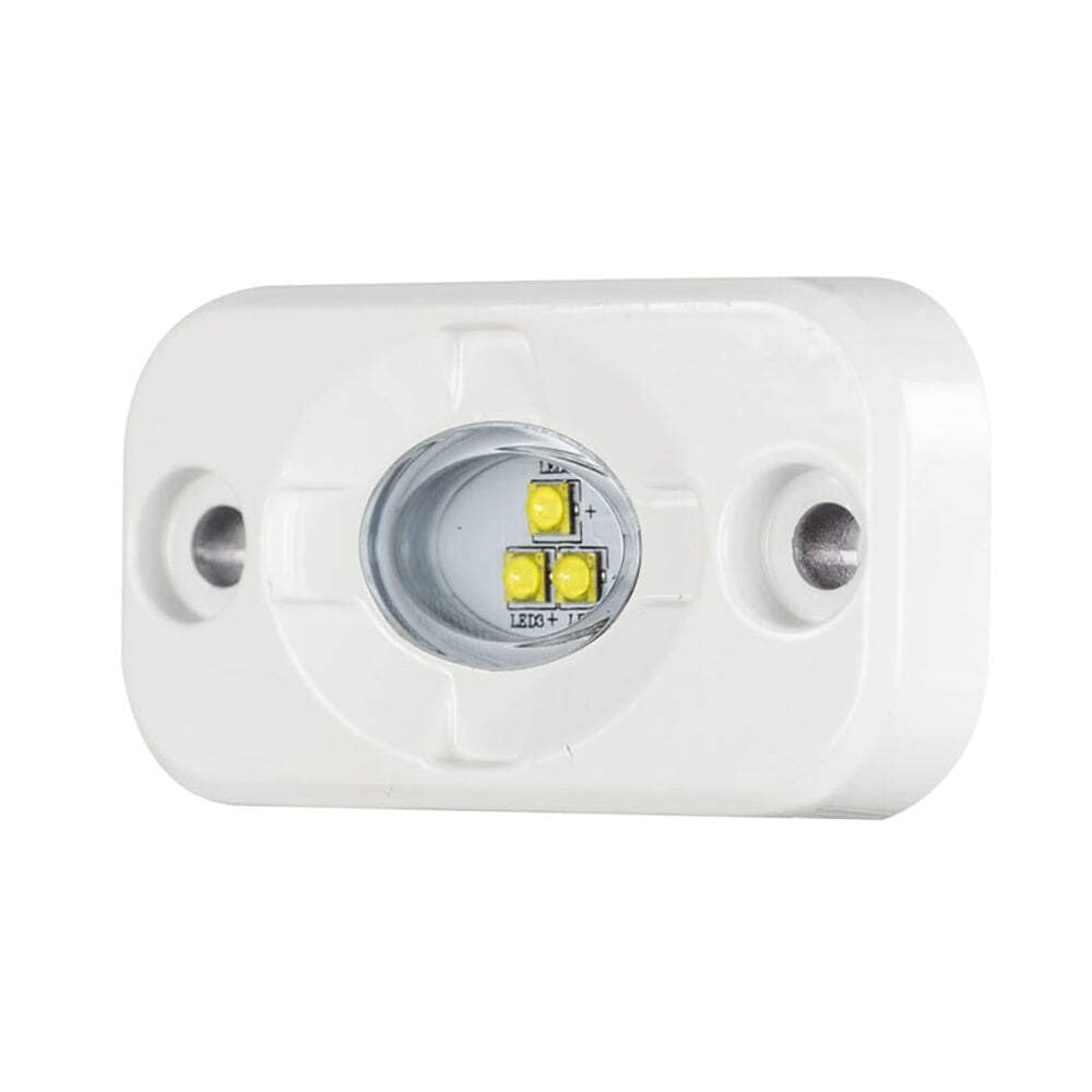 Marine Aux Lighting Pod 1.5-Inch by 3-Inch (White)