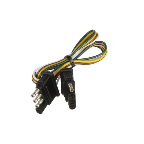 4-Way Flat Pollak 4WF-424V Vehicle & Trailer End Connector Extension - 24"