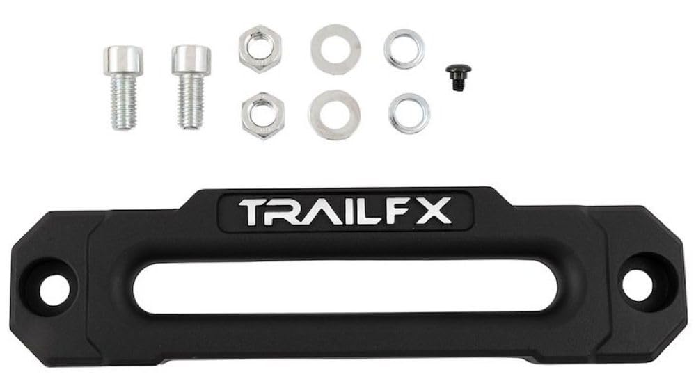 WXV007 TrailFX XV95 Series Winch Cable, 9500 LB Synthetic Rope, 8.4mm x 94 Foot, with Hawse Fairlead, Replacement for Series XV Winches